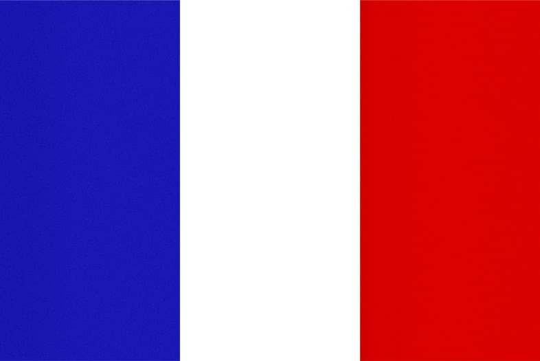 French Flag, Texturised